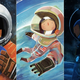 Illustration for article titled These Charming Paintings Celebrate Female Firsts In Space